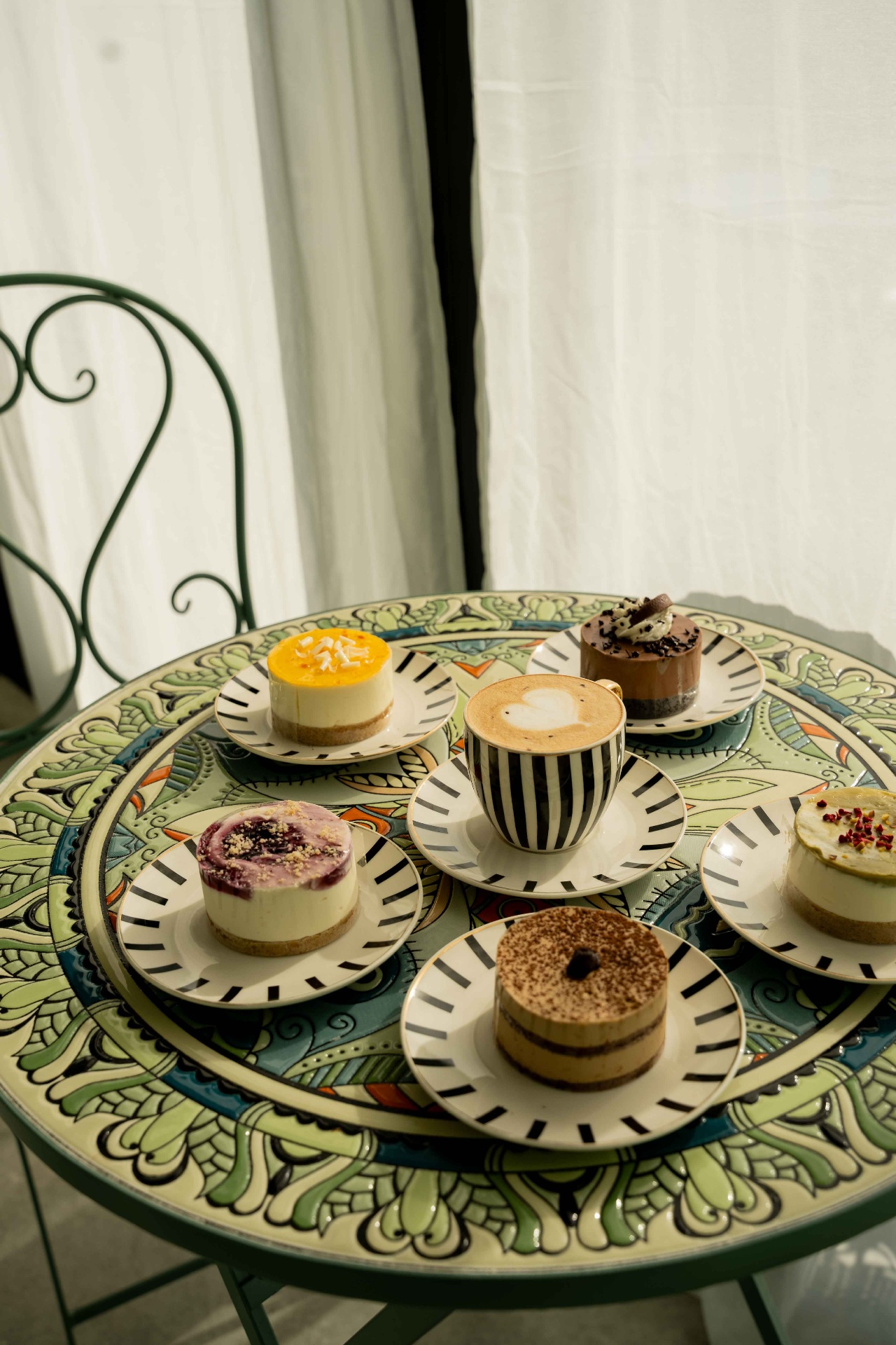 Gourmet desserts at Café 90 Délice