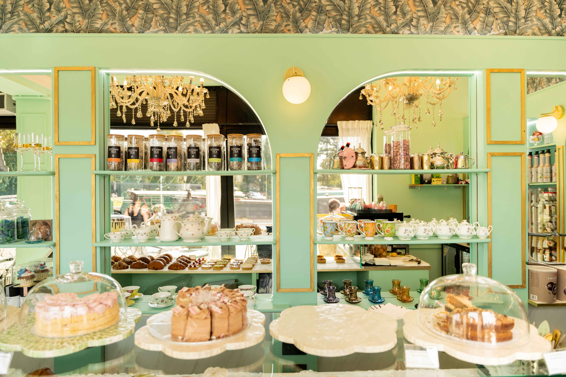 Artisan pastries at Café 90 Délice